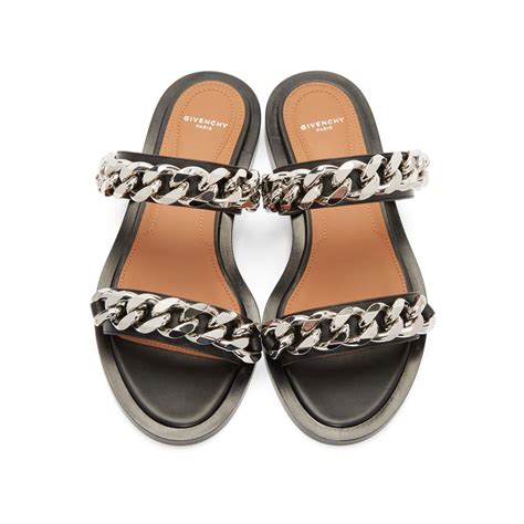 givenchy black flat sandals|givenchy sandals nordstrom.